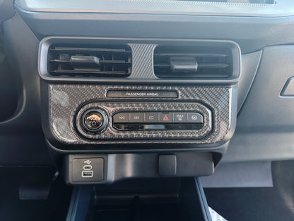 Center Dash Accent Trim Fits 2025-2026 Ford Maverick(without Pro Trailer backup assist) by Tufskinz.com
