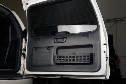 Rugged steel design to replace the flimsy factory net (saggy sack syndrome). by DV8 Offroad