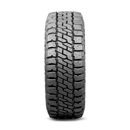 Optimized tread design and geometry help to reduce noise. by Mickey Thompson