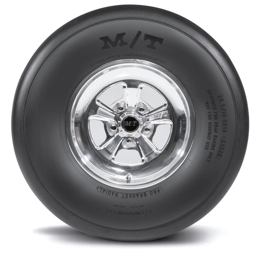 Consistent performance designed for bracket racing. No tubes required. by Mickey Thompson