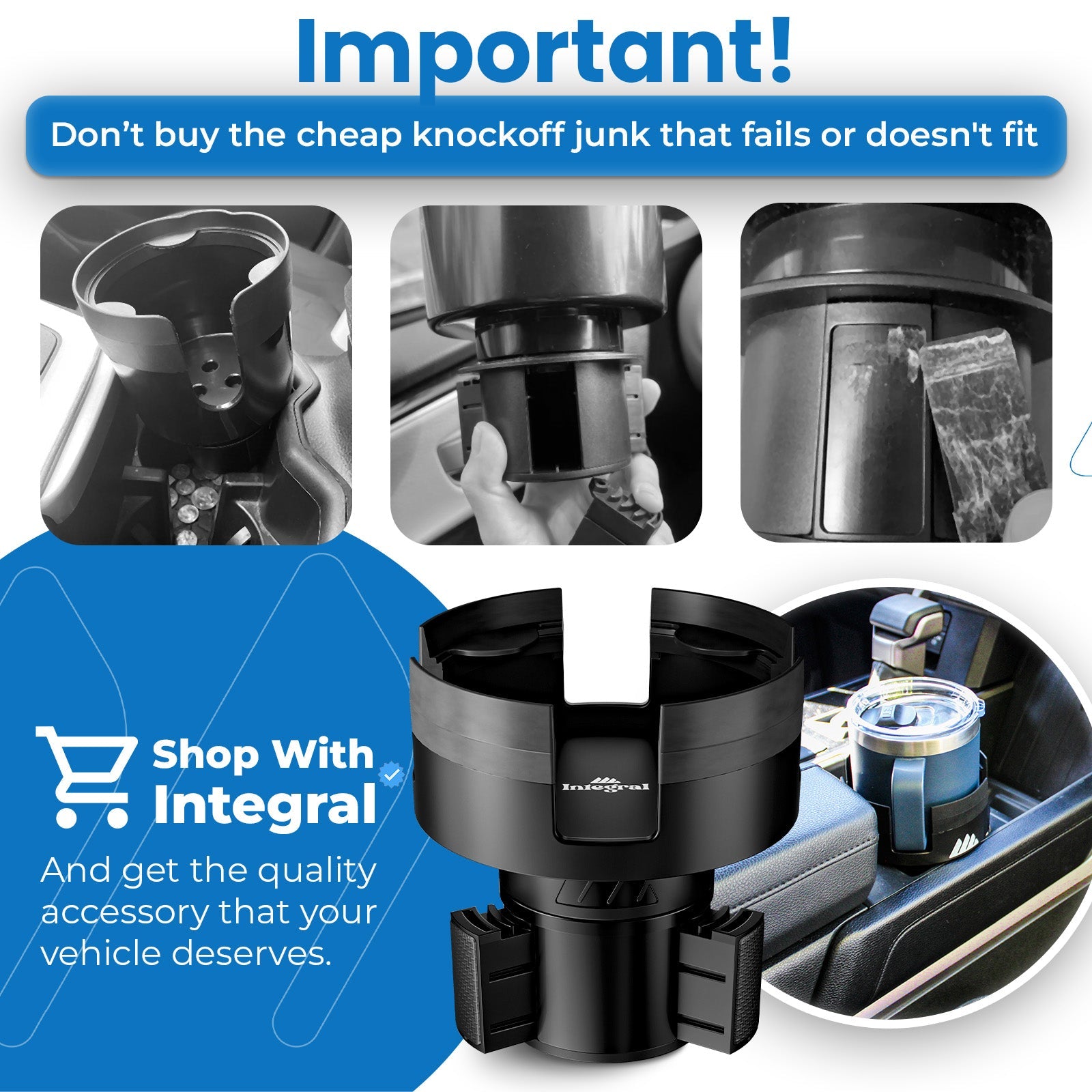 Mug Integrator™ Expandable Mug Holder by Integral Truck