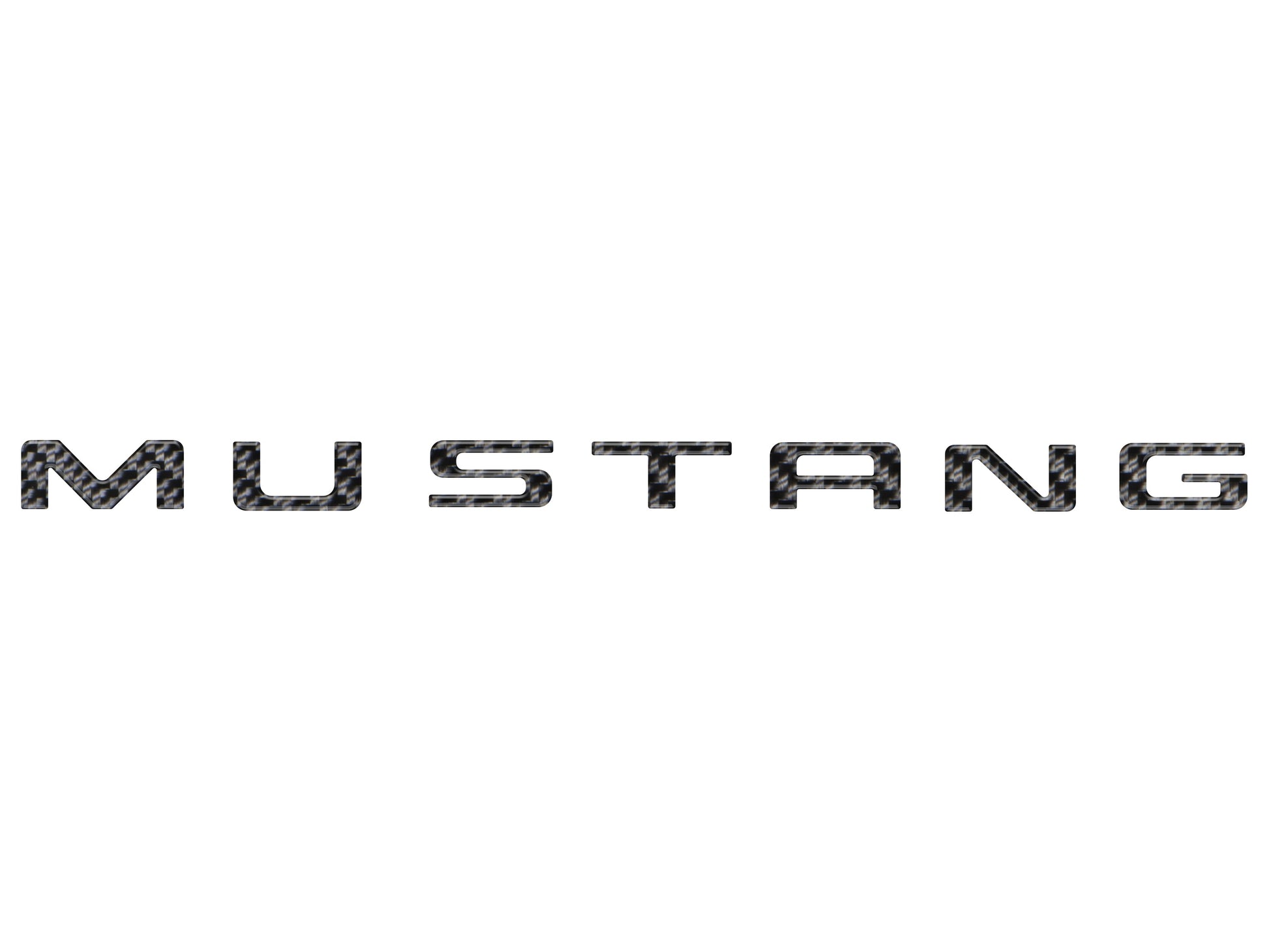 Bumper Letter Inserts Fits 1999-2004 Ford Mustang by Tufskinz.com