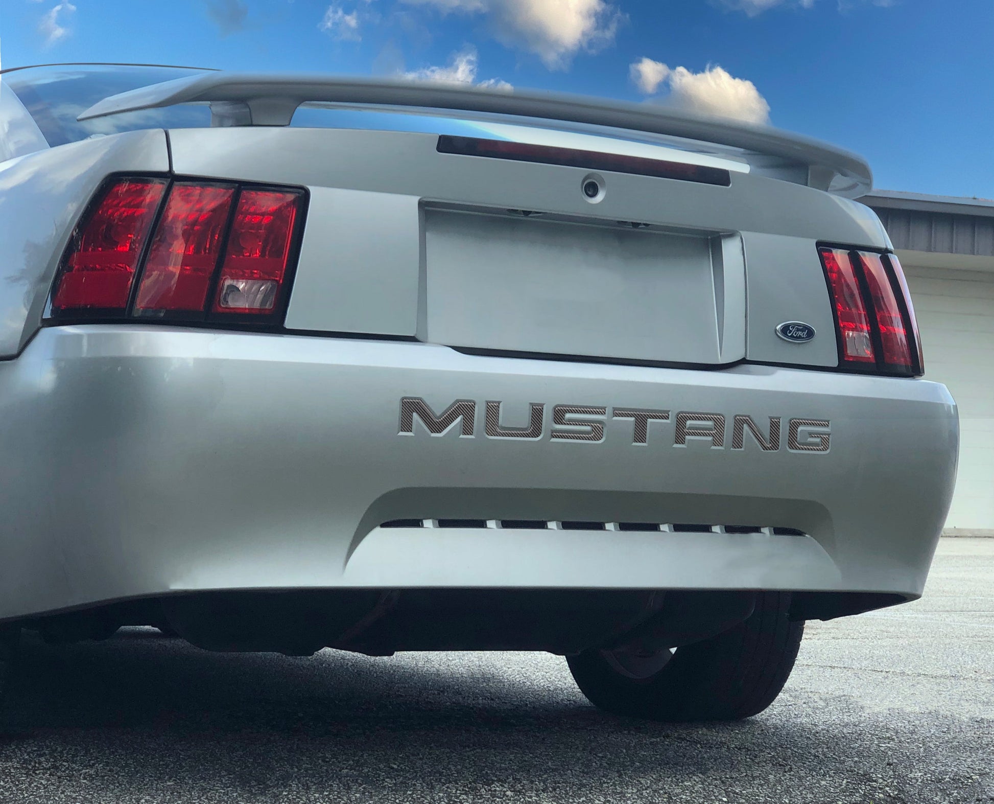 Bumper Letter Inserts Fits 1999-2004 Ford Mustang by Tufskinz.com