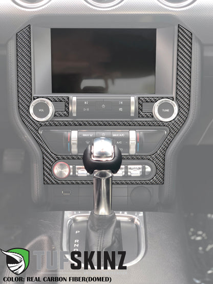 Radio Accent Trim Fits 2015-2023 Ford Mustang by Tufskinz.com