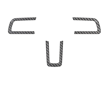 Steering Wheel Accent Trim Fits 2015-2023 Ford Mustang by Tufskinz.com