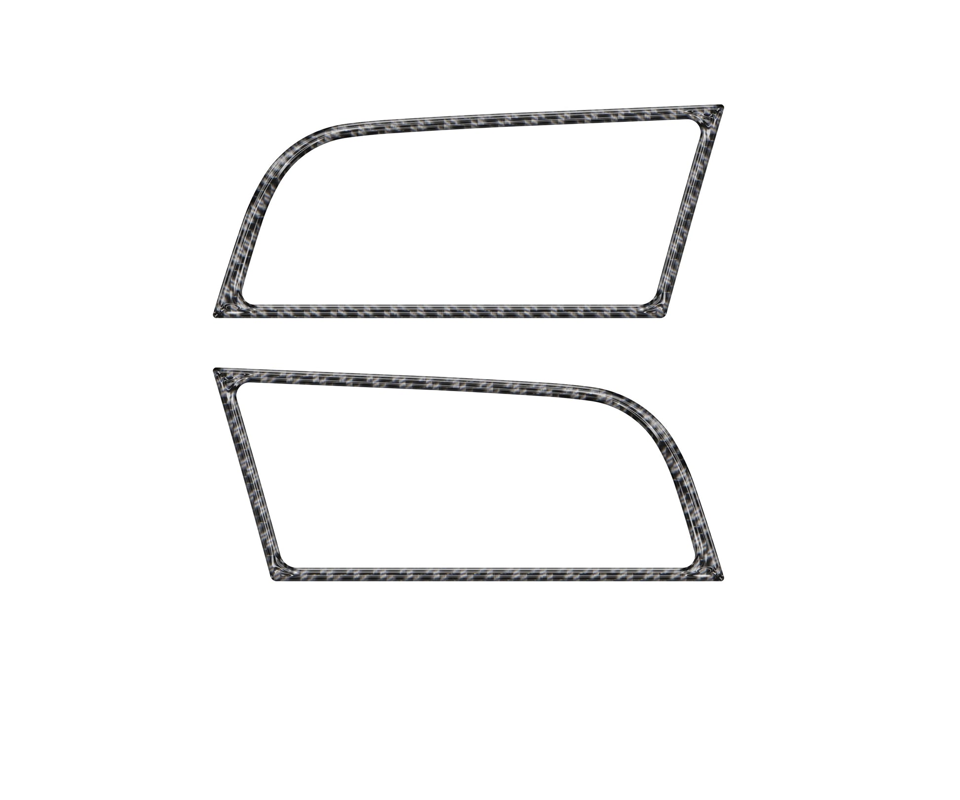 Driver/Passenger Side Air Vent Accent Trim Fits 2015-2023 Ford Mustang by Tufskinz.com