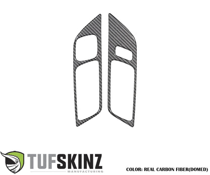 Door Handle Surround Accents Fits 2015-2023 Ford Mustang by Tufskinz.com