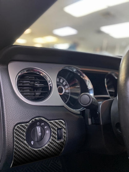 Light Control Trim Fits 2010-2014 Ford Mustang by Tufskinz.com
