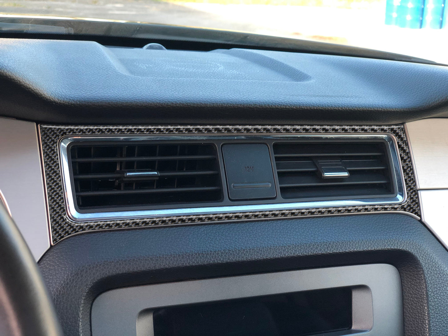 Middle Air Vent Accent Fits 2010-2014 Ford Mustang by Tufskinz.com