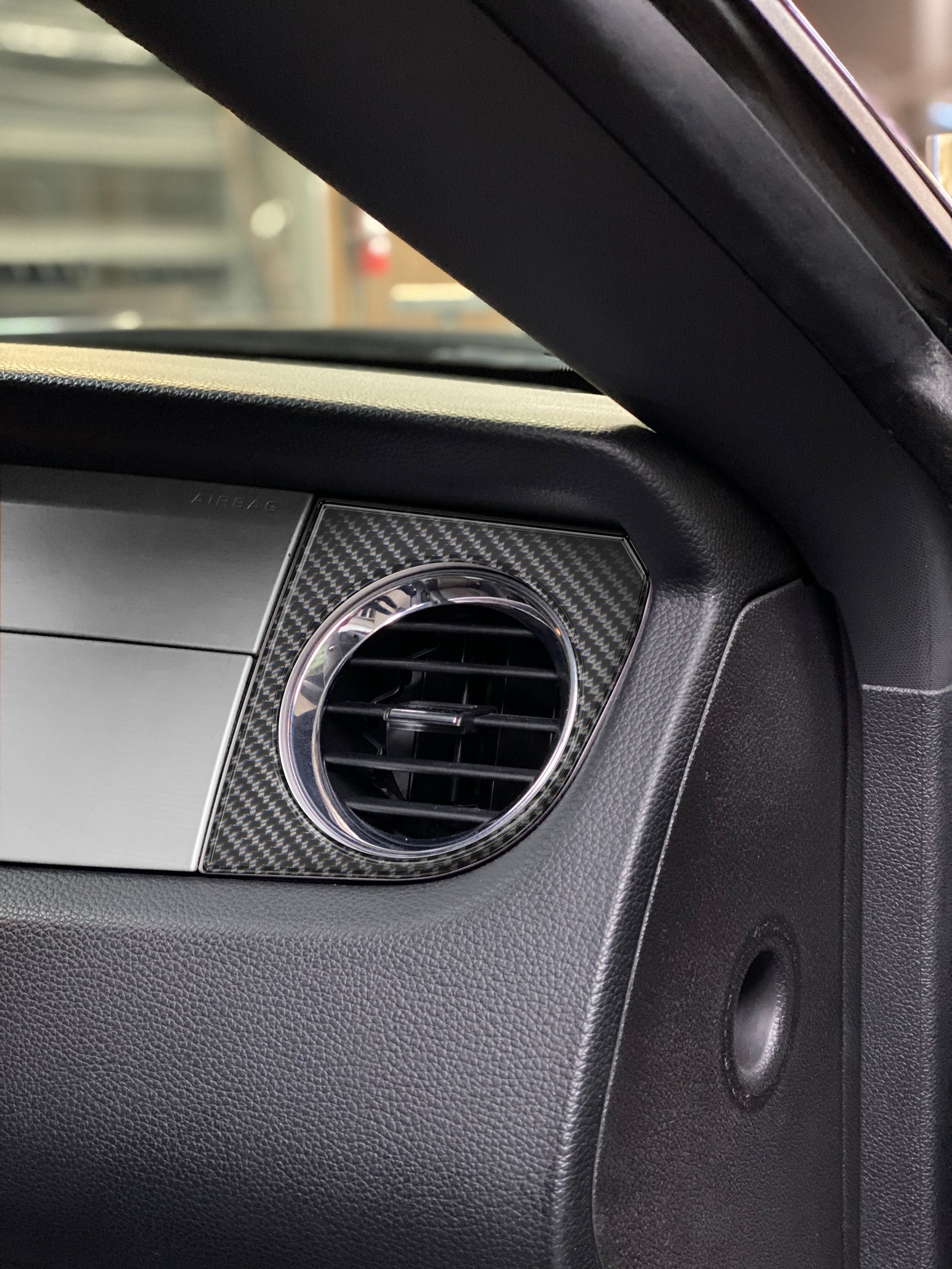 Passenger Side Air Vent Accent Fits 2010-2014 Ford Mustang by Tufskinz.com