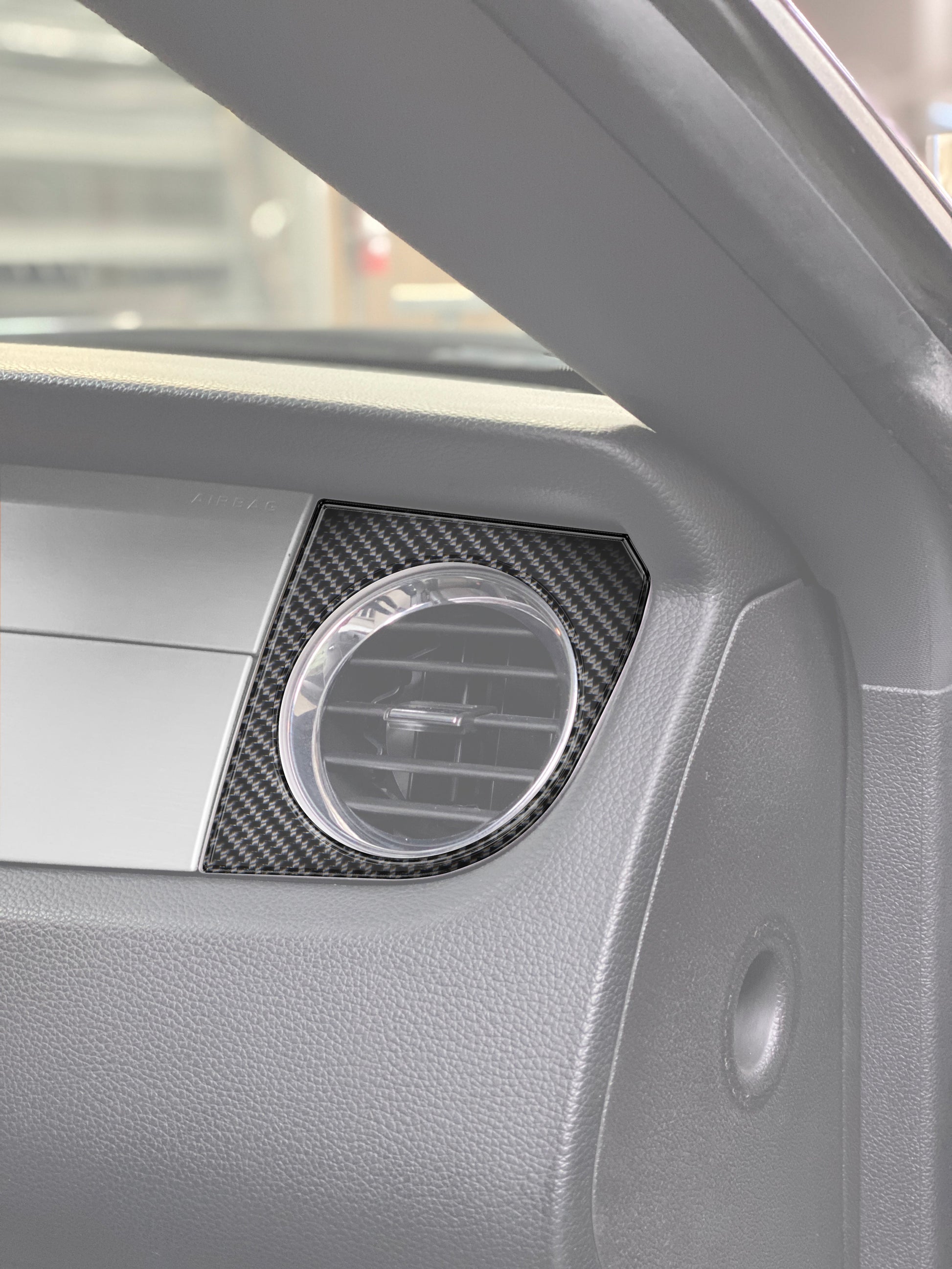 Passenger Side Air Vent Accent Fits 2010-2014 Ford Mustang by Tufskinz.com