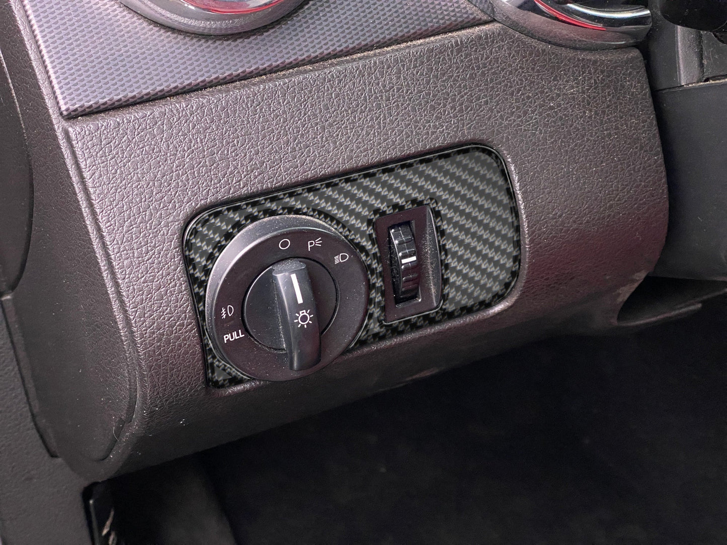 Head Light Switch Accent Fits 2005-2009 Ford Mustang by Tufskinz.com