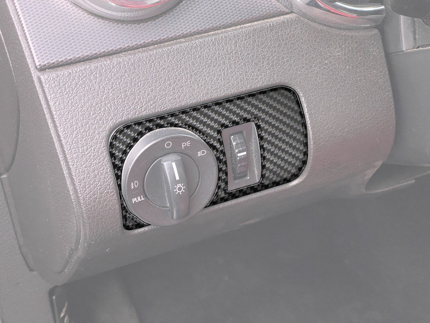 Head Light Switch Accent Fits 2005-2009 Ford Mustang by Tufskinz.com