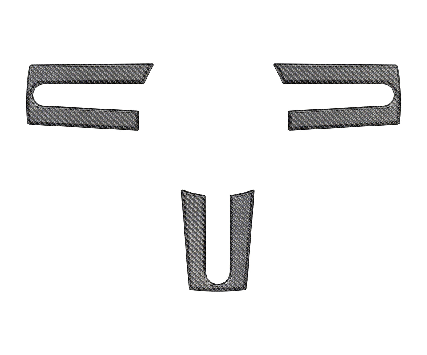 Steering Wheel Accents Fits 2005-2009 Ford Mustang by Tufskinz.com