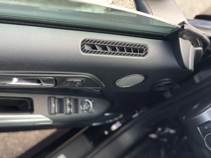 Door A/C Vent Accents Fits 2015-2023 Ford Mustang by Tufskinz.com