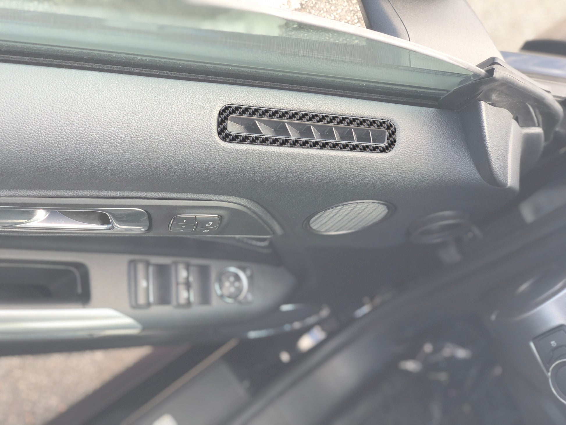Door A/C Vent Accents Fits 2015-2023 Ford Mustang by Tufskinz.com