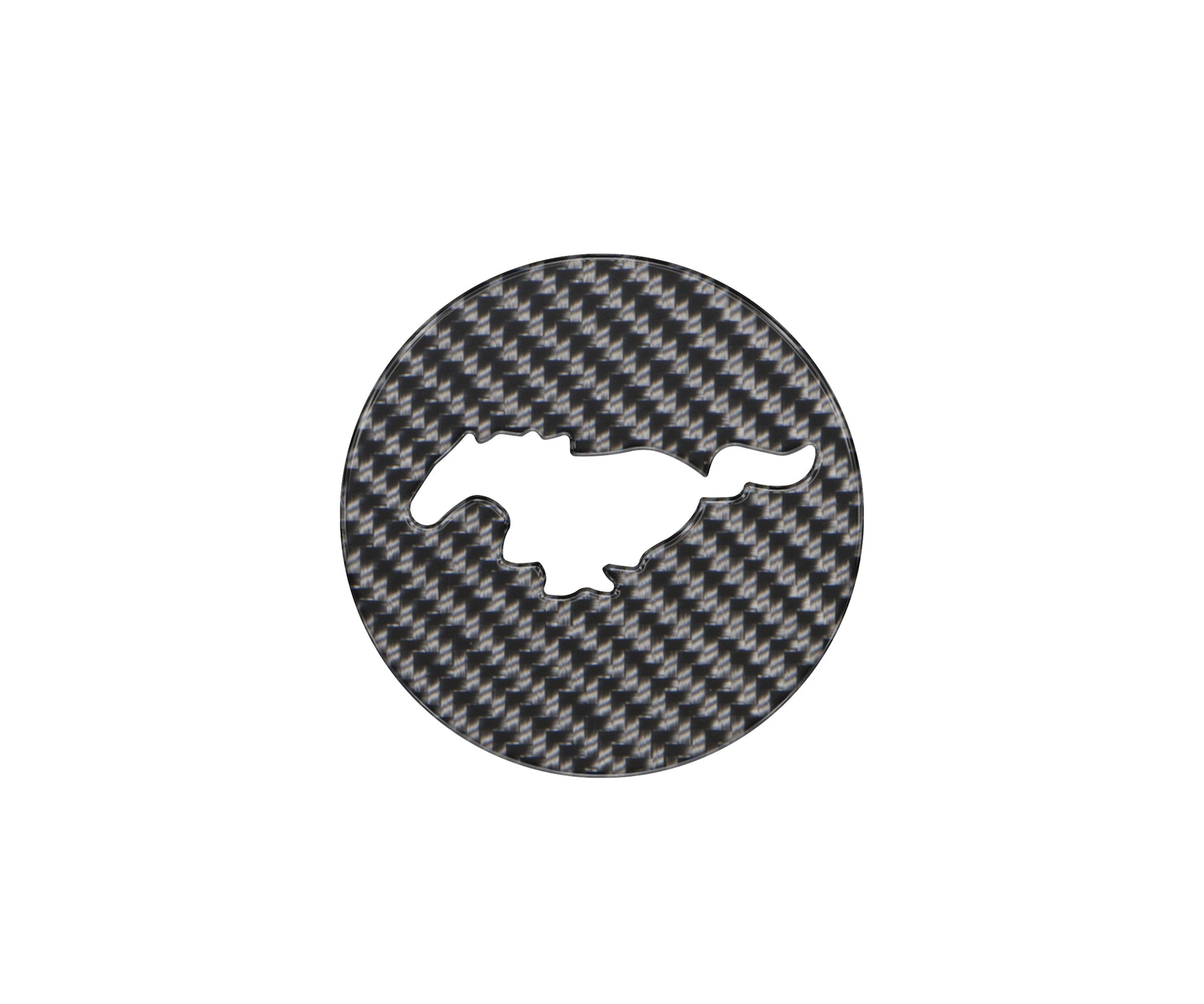 Steering Wheel Center Badge Accent Trim Fits 2015-2023 Ford Mustang by Tufskinz.com
