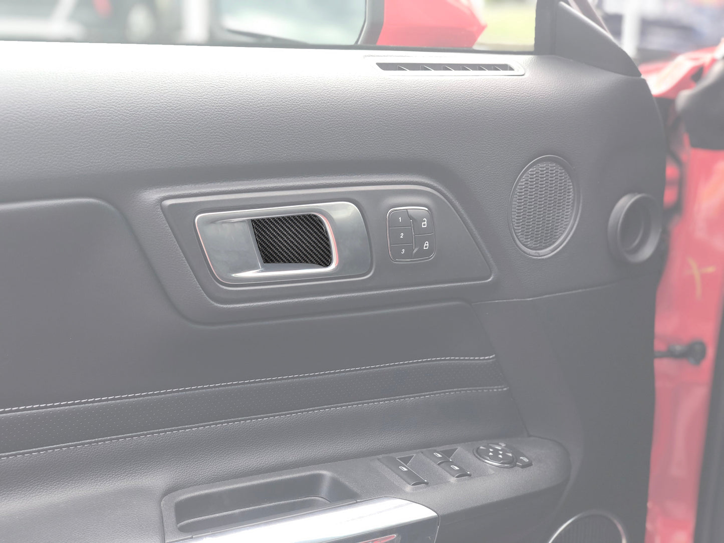 Door Handle Inner Accents Fits 2015-2023 Ford Mustang by Tufskinz.com