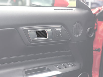 Door Handle Inner Accents Fits 2015-2023 Ford Mustang by Tufskinz.com