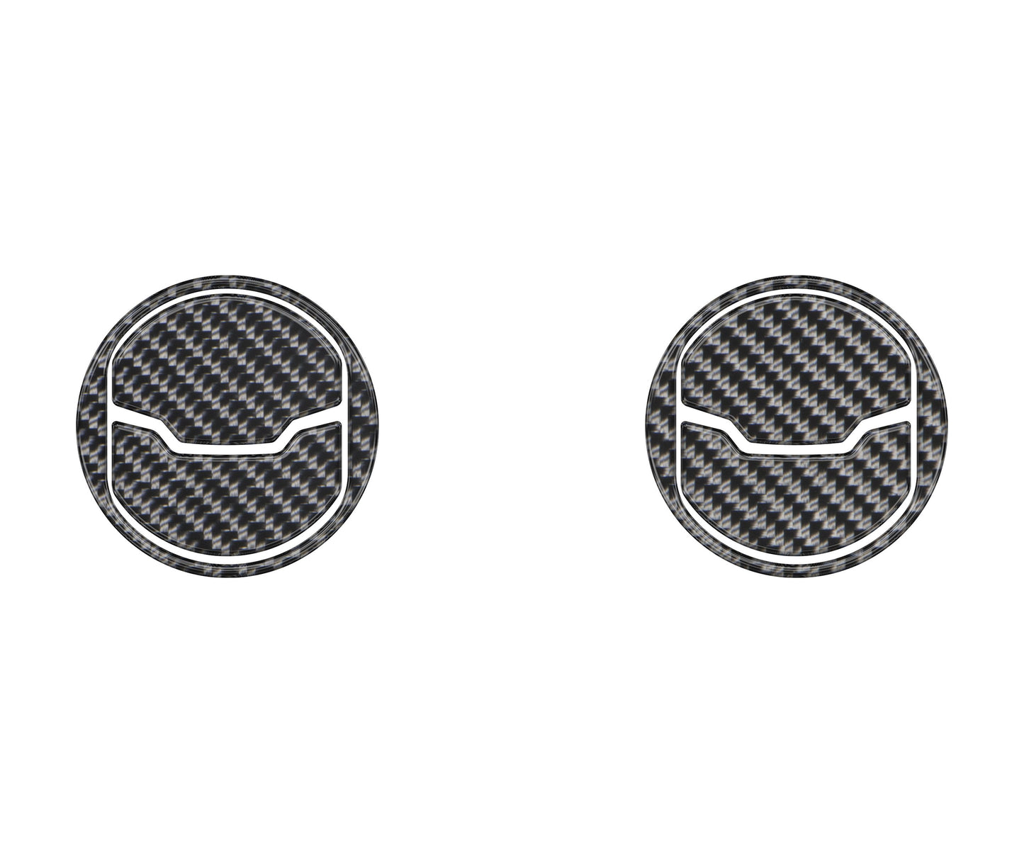 Center A/C Vent Accents Fits 2015-2023 Ford Mustang by Tufskinz.com