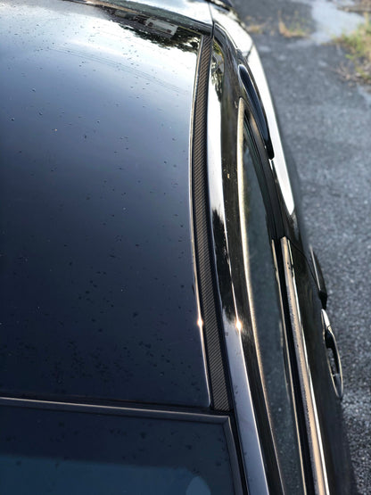 Roof Moulding Accent Trim Fits 2010-2014 Ford Mustang by Tufskinz.com