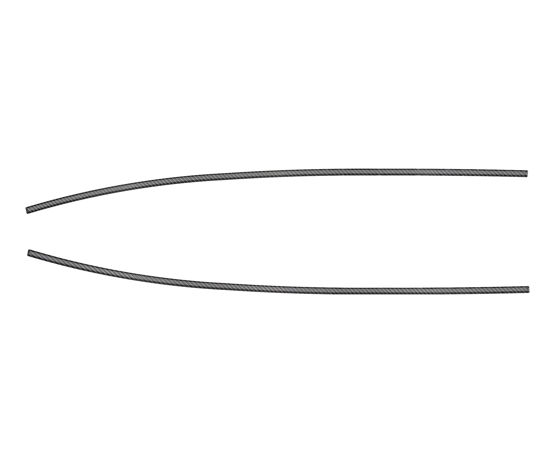 Roof Moulding Accent Trim Fits 2010-2014 Ford Mustang by Tufskinz.com