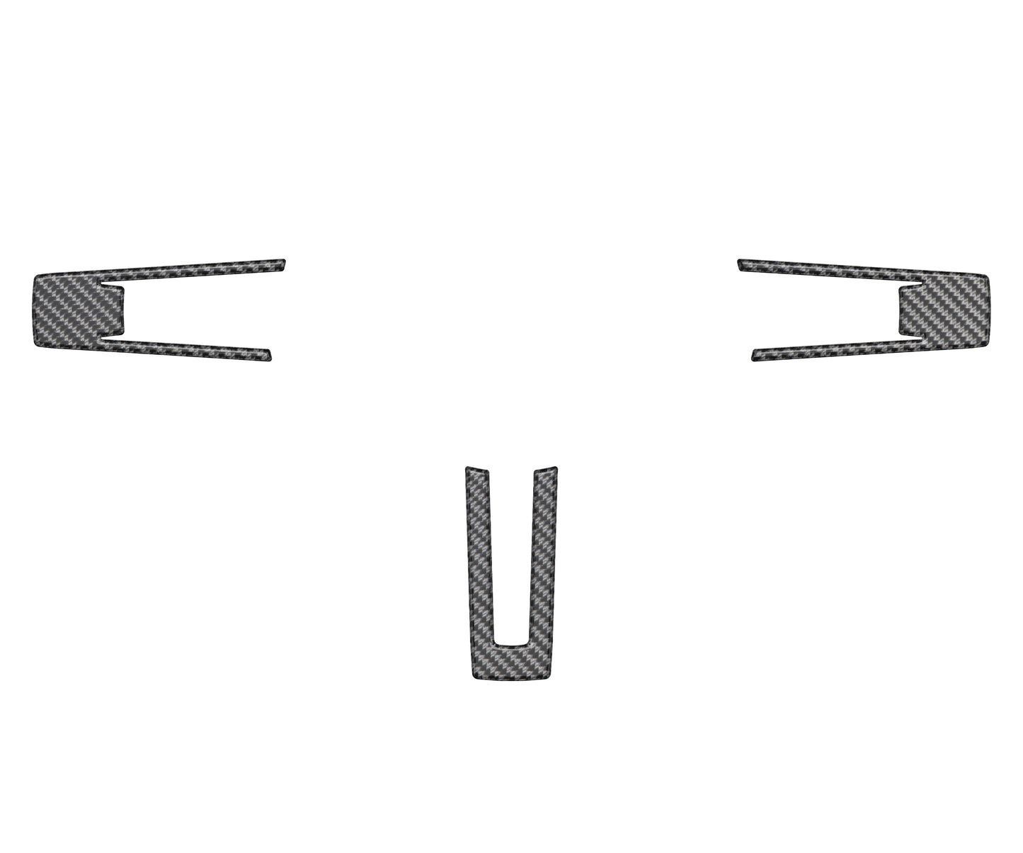 Steering Wheel Accent Trim Fits 2010-2014 Ford Mustang by Tufskinz.com