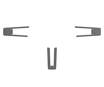 Steering Wheel Accent Trim Fits 2010-2014 Ford Mustang by Tufskinz.com