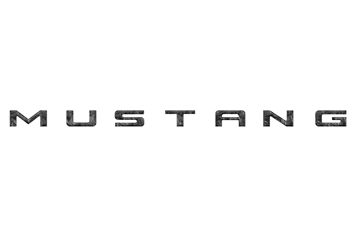 Engine Bay Letter Inserts Fits 2024-2026 Ford Mustang by Tufskinz.com