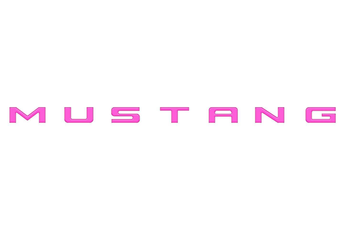 Engine Bay Letter Inserts Fits 2024-2026 Ford Mustang by Tufskinz.com