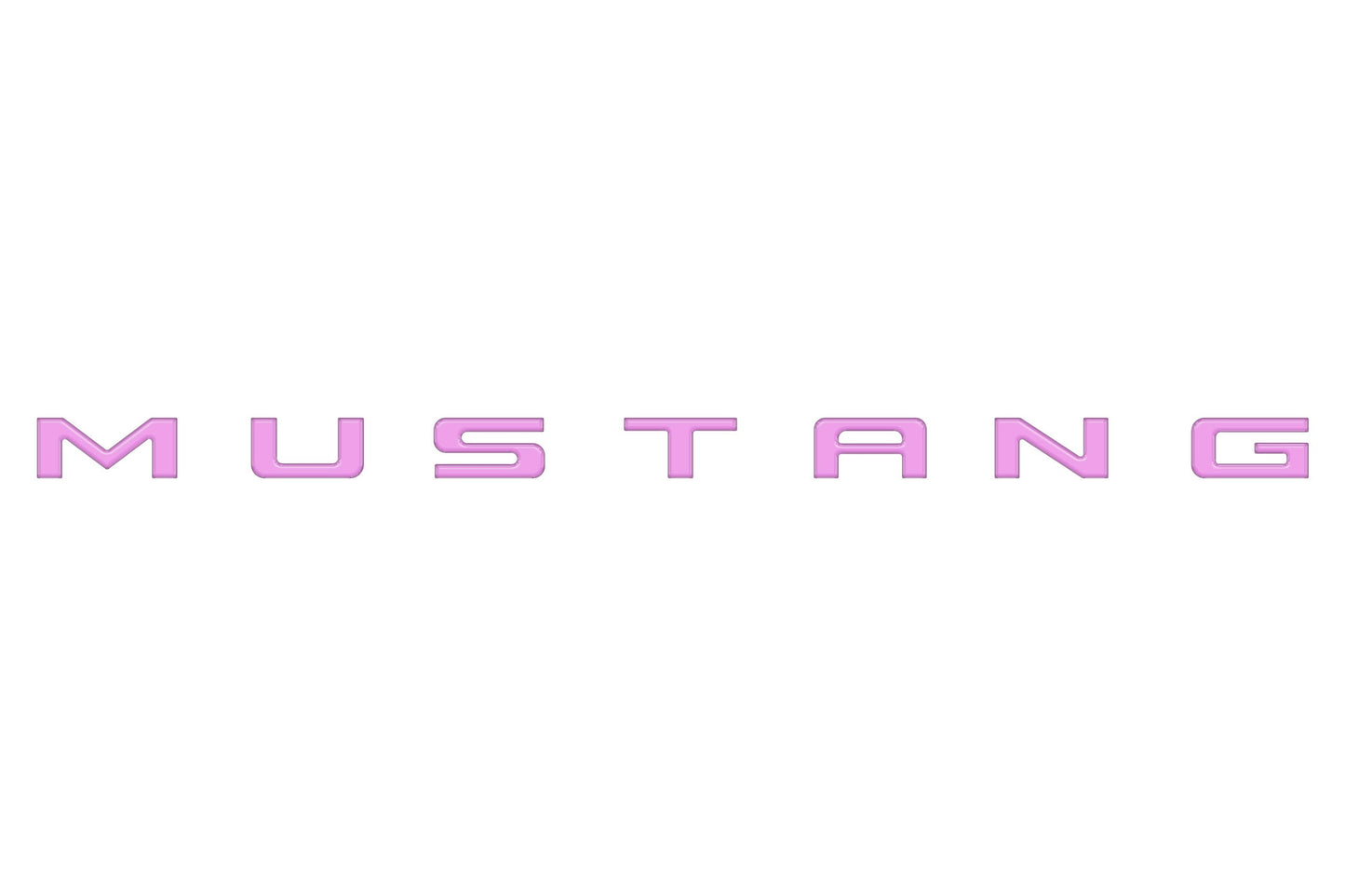 Engine Bay Letter Inserts Fits 2024-2026 Ford Mustang by Tufskinz.com