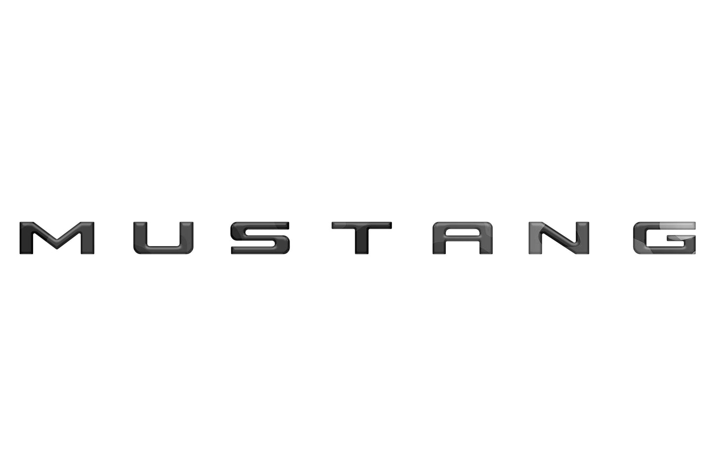 Engine Bay Letter Inserts Fits 2024-2026 Ford Mustang by Tufskinz.com
