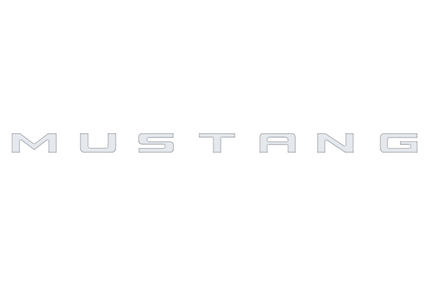 Engine Bay Letter Inserts Fits 2024-2026 Ford Mustang by Tufskinz.com