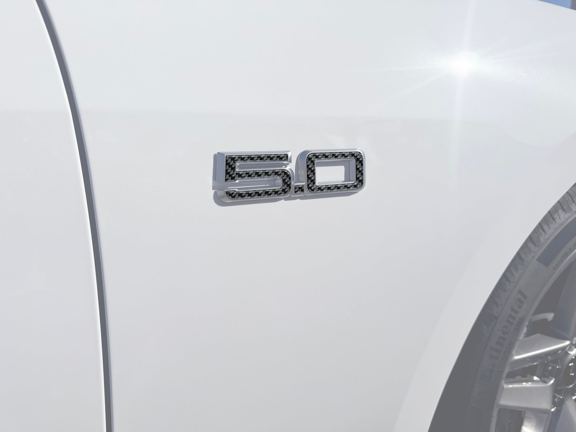 5.0 Emblem Inserts Fits 2024-2026 Ford Mustang by Tufskinz.com