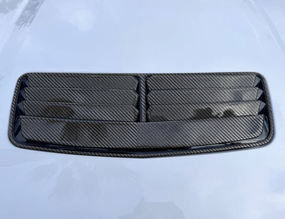 Hood Vent Accent Trim Fits 2024-2026 Ford Mustang by Tufskinz.com