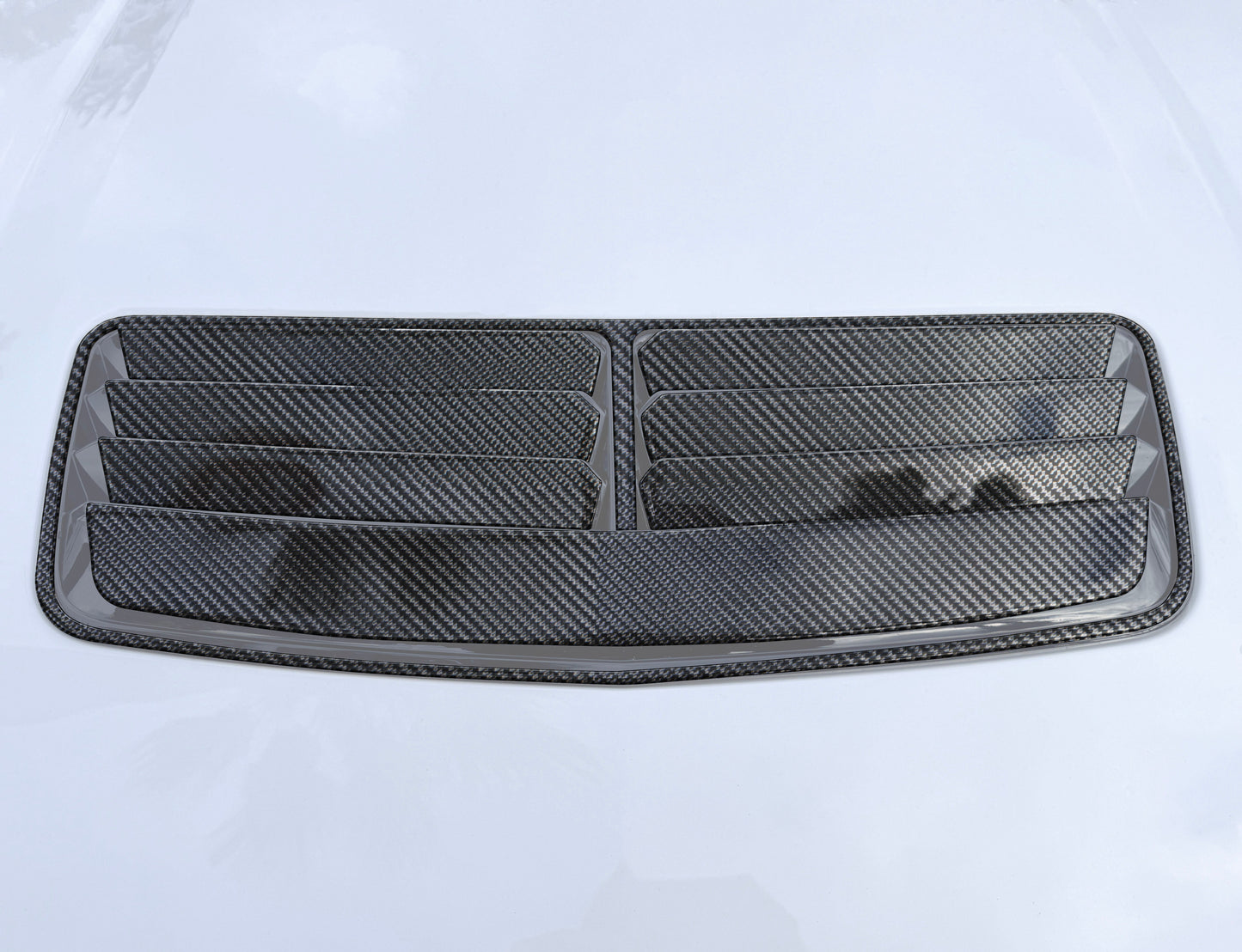 Hood Vent Accent Trim Fits 2024-2026 Ford Mustang by Tufskinz.com