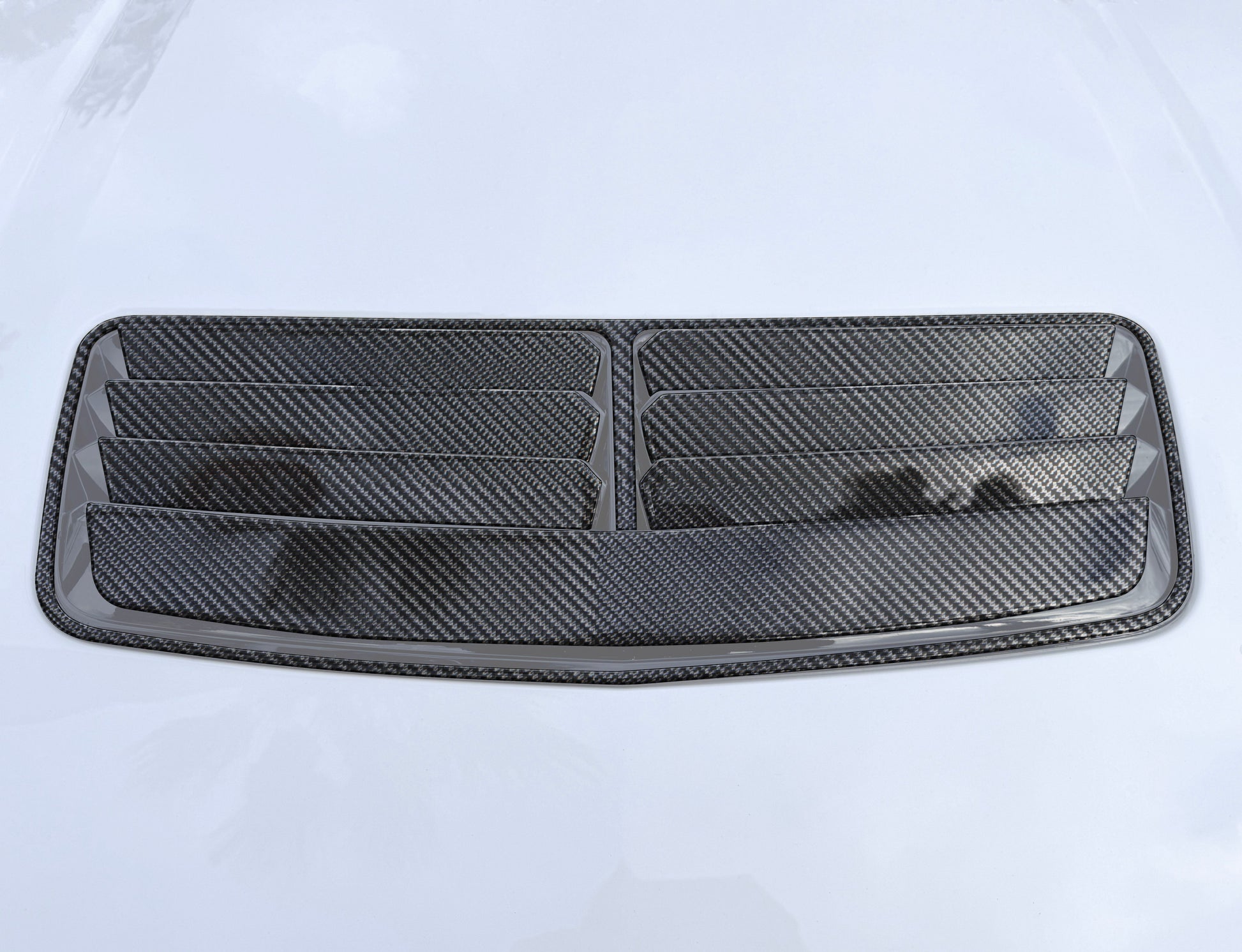 Hood Vent Accent Trim Fits 2024-2026 Ford Mustang by Tufskinz.com