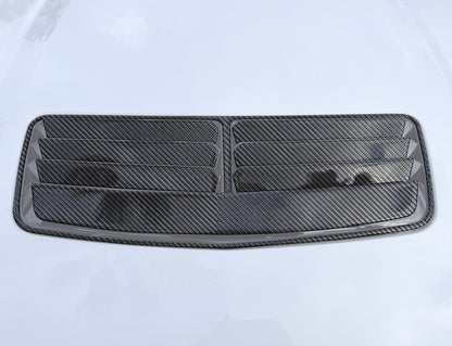 Hood Vent Accent Trim Fits 2024-2026 Ford Mustang by Tufskinz.com