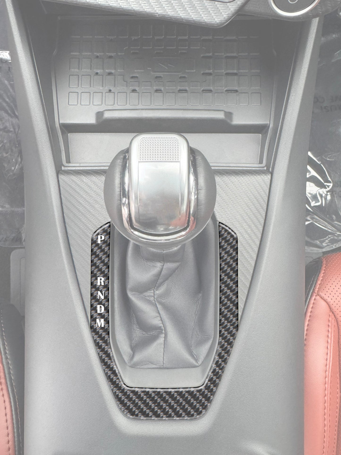 Gear Selector Accent Trim Fits 2024-2026 Ford Mustang by Tufskinz.com