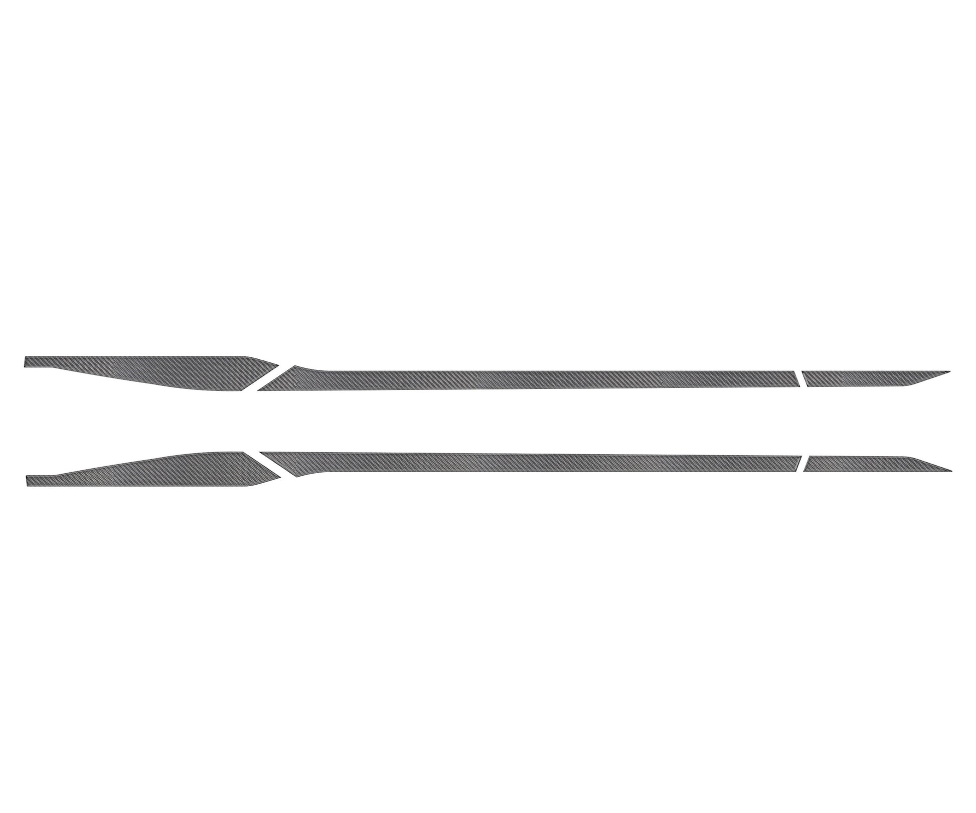 Side Skirt Accent Trim Fits 2024-2026 Ford Mustang by Tufskinz.com