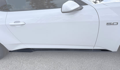 Side Skirt Accent Trim Fits 2024-2026 Ford Mustang by Tufskinz.com