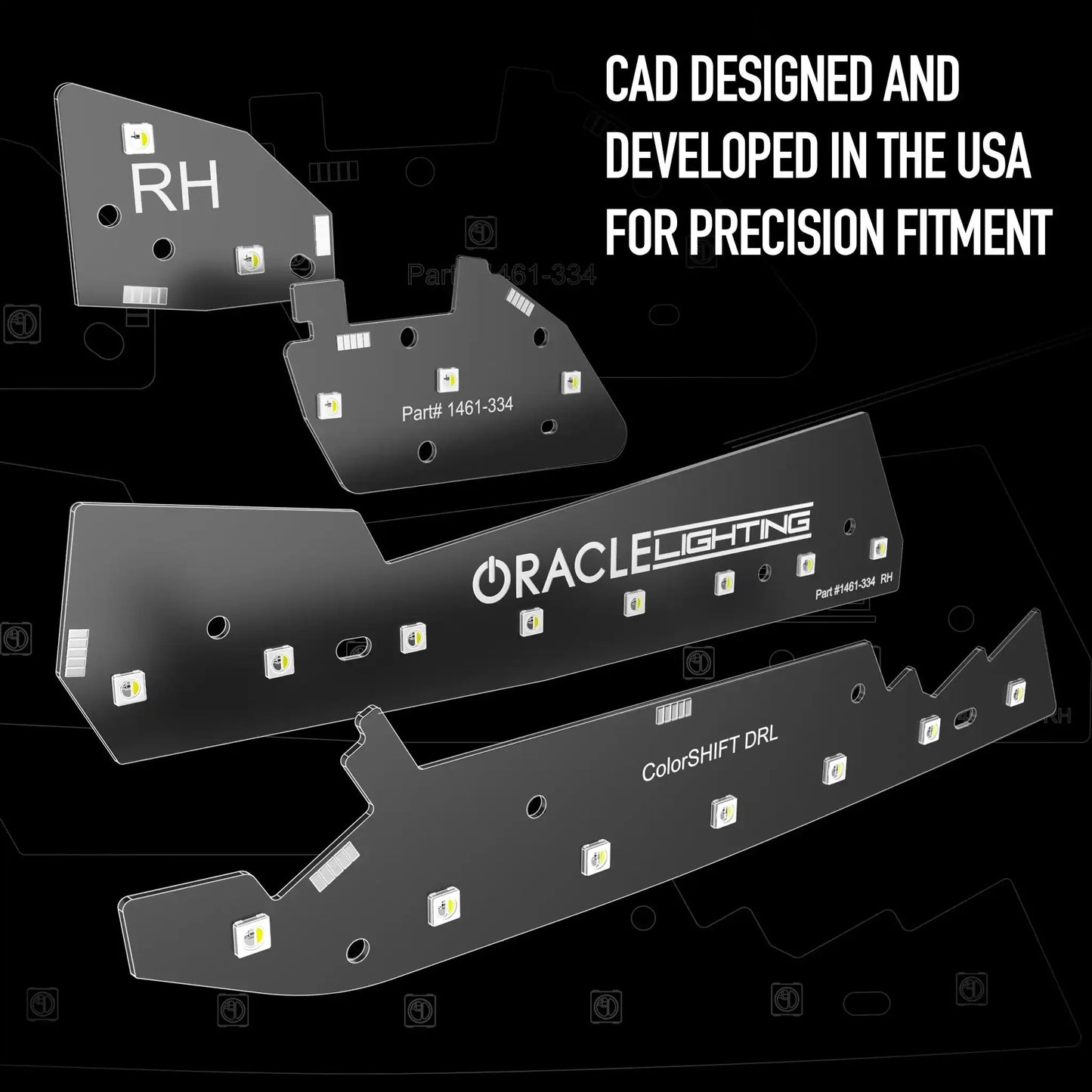 ORACLE Lighting 2018-2021 Toyota Tundra Dynamic ColorSHIFT Headlight DRL Upgrade Kit by ORACLE Lighting