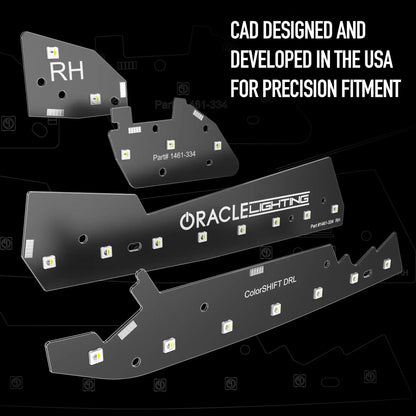 ORACLE Lighting 2018-2021 Toyota Tundra Dynamic ColorSHIFT Headlight DRL Upgrade Kit by ORACLE Lighting