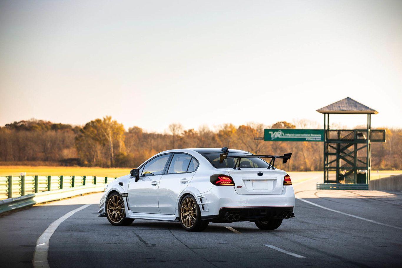 OLM Y-Spec LED Taillights (Smoke Lens Red Optic) - 2015-2021 WRX / STI by OLM
