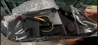 OLM Spec-AR LED Taillights (Smoke Lens/Black Base/White Bar) - 2022+ WRX by MYX Automotive