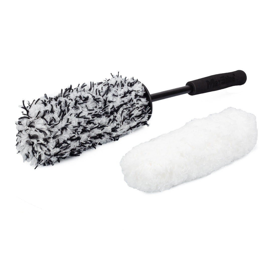 Microfiber Soft Wheel Brush with Replaceable Cover by MaxshineUSA