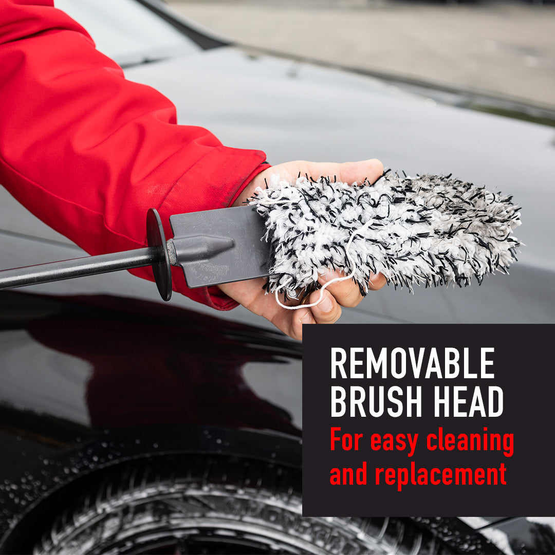 Microfiber Soft Wheel Brush with Replaceable Cover by MaxshineUSA