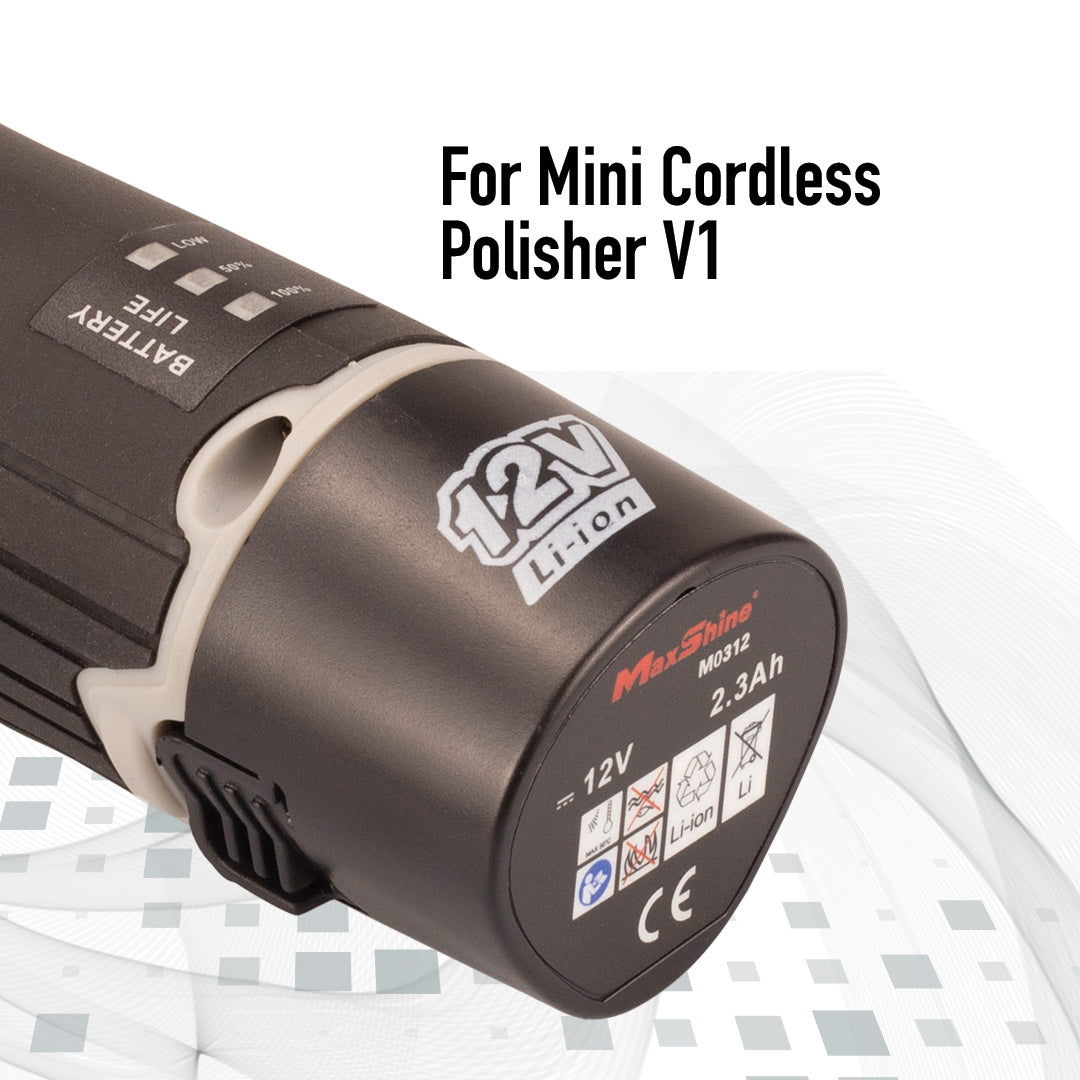 Mini Cordless Polisher Battery - 2 Pack by MaxshineUSA
