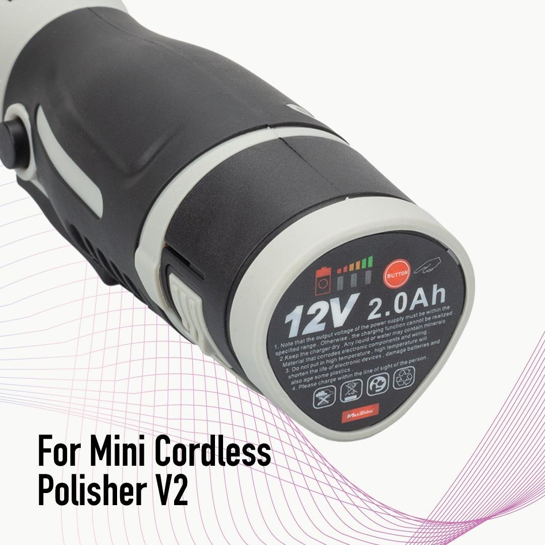 Mini Cordless Polisher Battery - 2 Pack by MaxshineUSA
