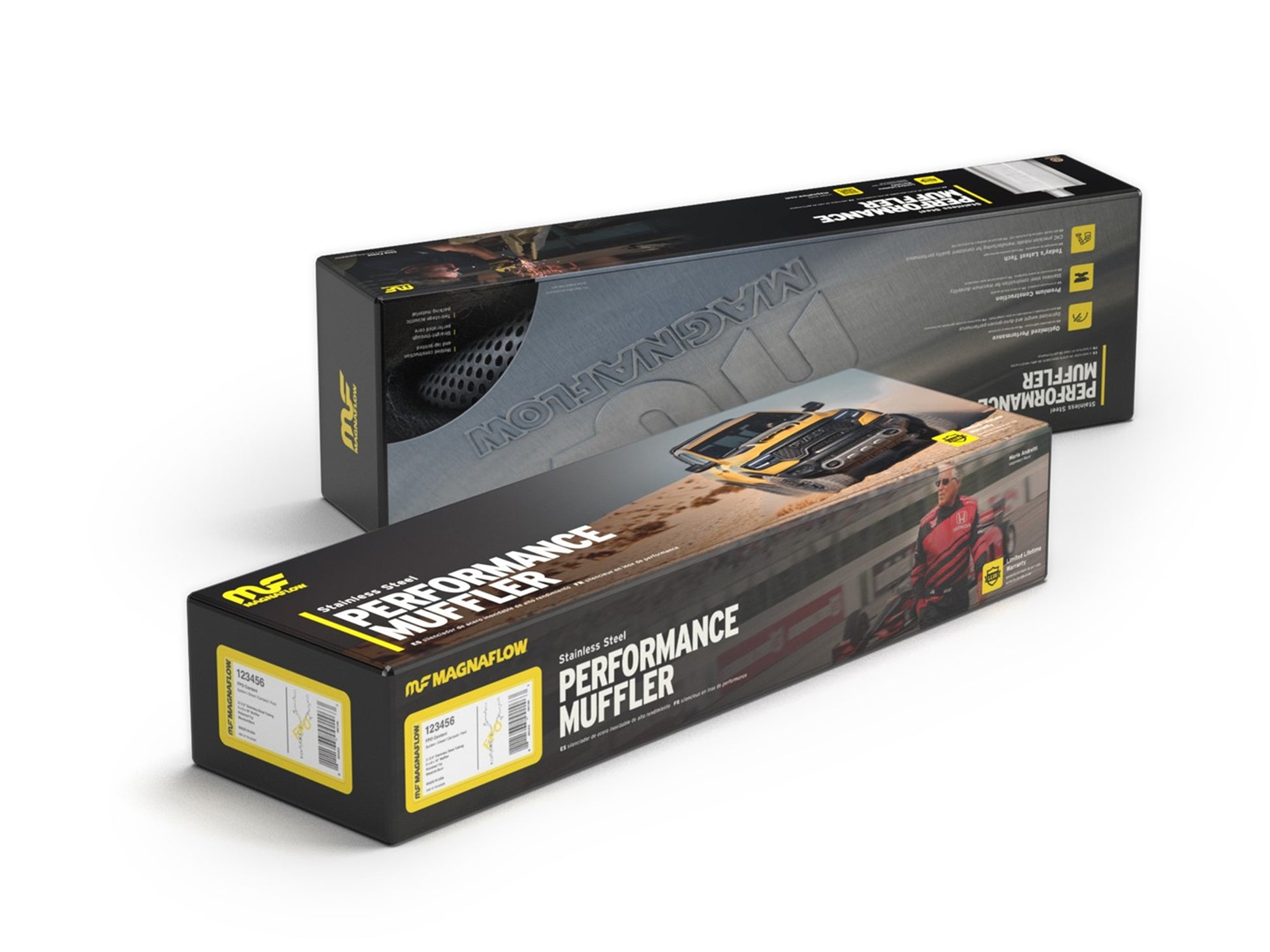 Magnaflow Straight-Through Performance Muffler; 3in. Dual/Dual; 5x22x11 Body by MagnaFlow Exhaust Products